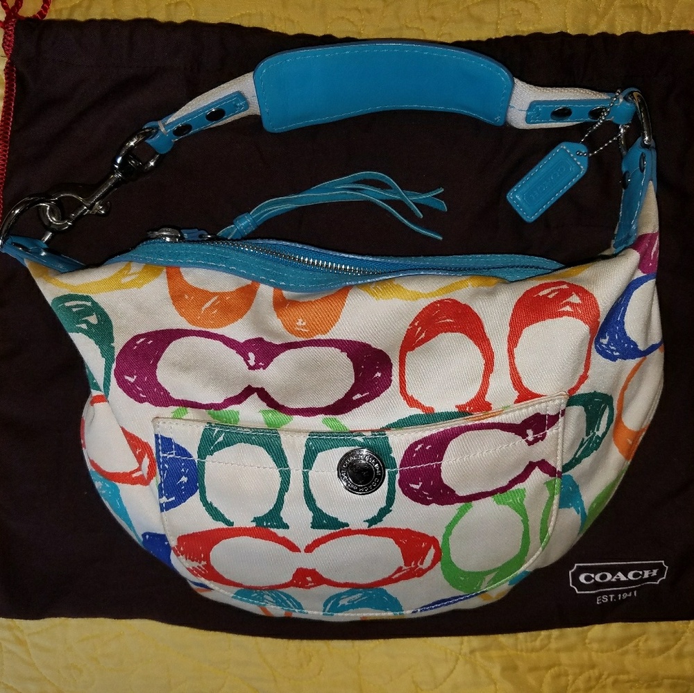 Coach Rainbow Purse